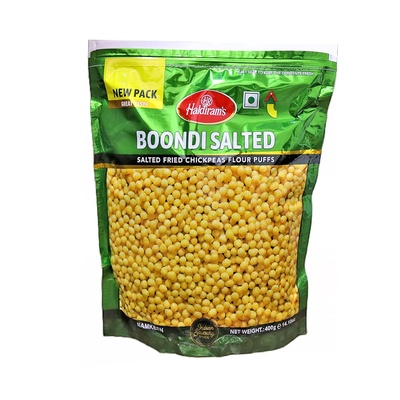 HALDIRAMS PLAIN BOONDI NAMKEEN 400G