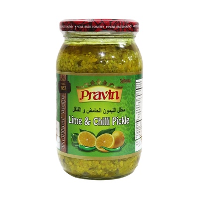 PRAVIN LIME & CHILLI PICKLE 400GM