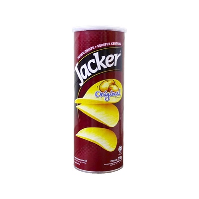 ORIENTAL JAKER POTATO CRISPS 160G CAN ORIGINAL