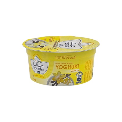 HAYATNA STIRRED YOGHURTS VANILLA 140GM