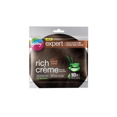 GODREJ EXPERT NATURAL BROWN HAIR COLOUR 20 GM