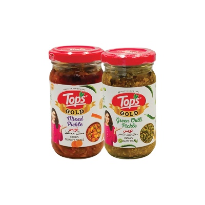 TOPS PICKLES ASST 200GM X 2 PCS