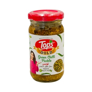 TOPS GREEN CHILLI PICKLE 200GM