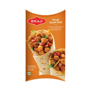 BIKAJI PINDI CHOLE KATHI ROLL 6 PIECE 156X24 FZ