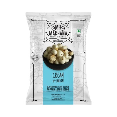 MR. MAKHANA CREAM & ONION 75GM