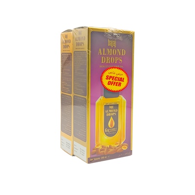 BAJAJ ALMOND DROP 200ML TWIN PACK-20% OFF.