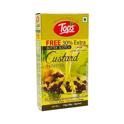TOPS CUSTARD BUTTERSCOTCH 130GM