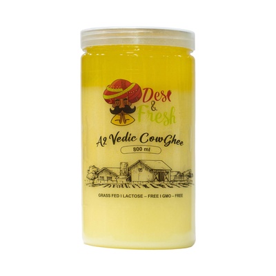DESI & FRESH A2 VEDIC COW GHEE 800 ML
