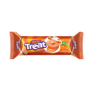 BRITANNIA TREAT FRUIT CREAM ORANGE 100G