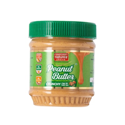 NATURES CHOICE PEANUT BUTR CRUNCHY 340GM