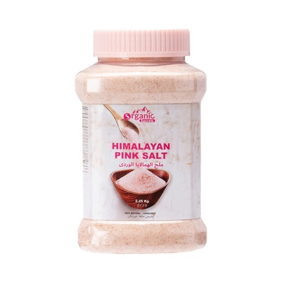 ORGANIC SECRETS HIMALAYAN PINK SALT  2.25 KG JAR -SPECIAL OFFER