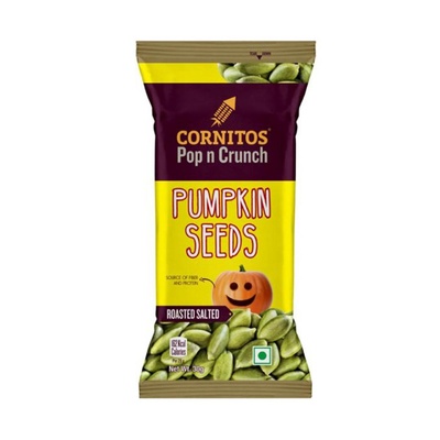 CORNITOS PUMPKIN SEEDS RSTD SALTED 30GM