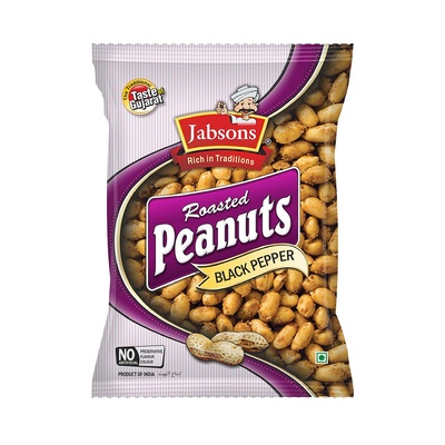JABSONS ROASTED PEANUT-BALCK PAPPER 140GM