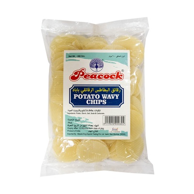 PCK POTATO WAVY CHIPS 200GM