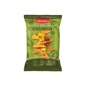 CHHEDA`S CHEESE & JALAPENO BANANA CHIPS 90GM