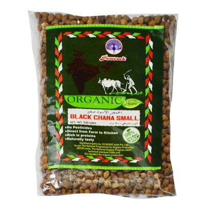 ORGANIC BLACK CHANA SMAL 500G
