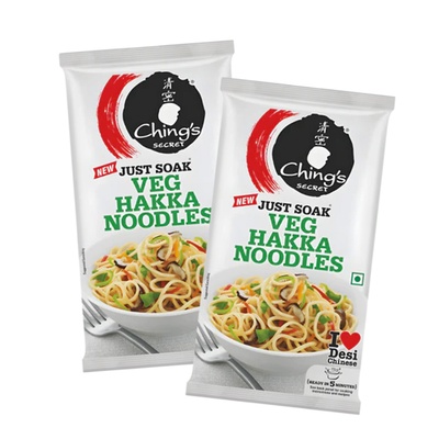 CHINGS VEG WHOLE WHEAT HAKKA NOODLES 150GM X 2