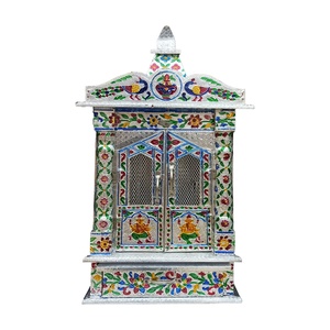 MANDIR SLIVER MEENAKARI DOOR 10