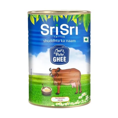 SRI SRI COW`S PURE GHEE TIN 500GM