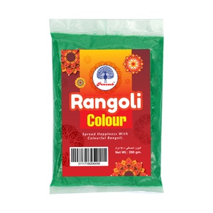 RANGOLI MIX COLOUR GREEN 200GM