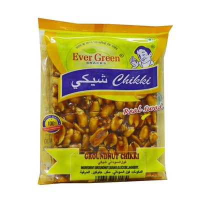 EVERGREEN GROUNDNUT CHIKKI 100GM