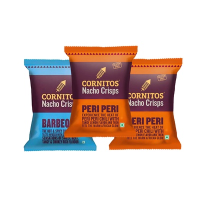 CORNITOS NACHO CRISPS ASSTD 3 X 55 GM