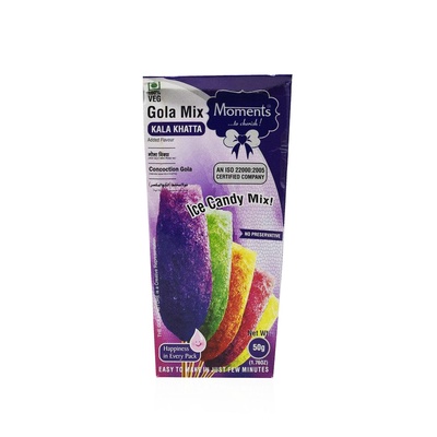 MOMENTS GOLA MIX KALA KHATTA 50GM