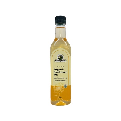 HOMEGROWN ORGANIC SUNFLOWER OIL 1 LTR