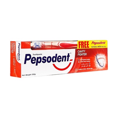 PEPSODENT CAVITY FIGHTER TOOTPASTE WITH TB 150G