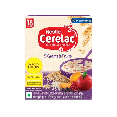 NESTLE CERELAC 5 GRAINS & FRUITS 300GM