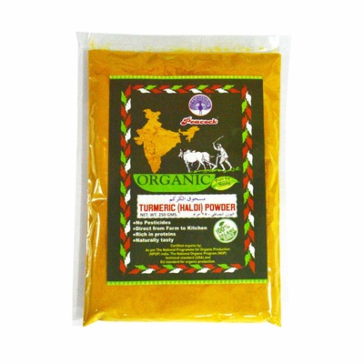 ORGANIC TURMERIC PWD 250GM