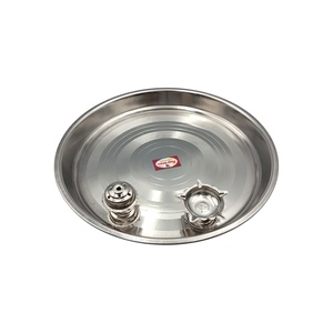 STEEL POOJA PLATE 3