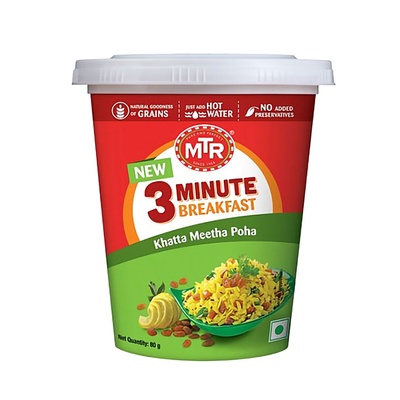 MTR 3-MIN KHATTA MEETHA POHA 80 GM