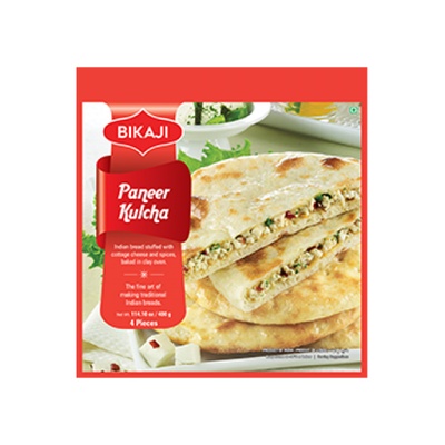 BIKAJI PANEER KULCHA 4 PIECE 400X12 FZ