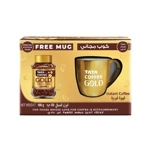 TATA COFFEE GOLD JAR 100G +MUG