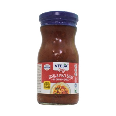 VEEBA PASTA & PIZZA SAUCE - NO ONION NO GARLIC 400G