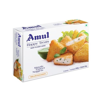 AMUL MASALA PANEER NUGGETS 300GM