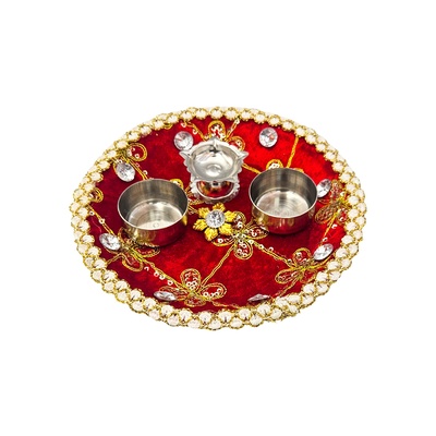 DIWALI POOJA PLATE NO 1