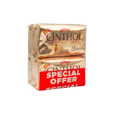 CINTHOL SOAP SANDAL SPECIAL OFFER 1PACK= 4PC 175 GMS GDJ175P