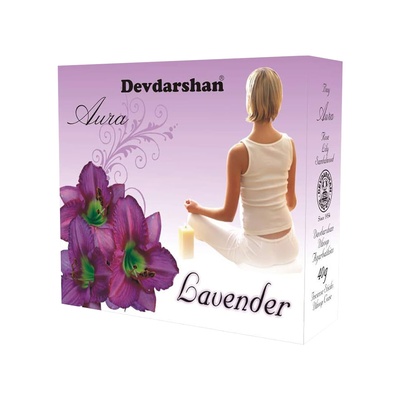 DEVDARSHAN AURA DHOOP CONES LAVENDER - 40 GM