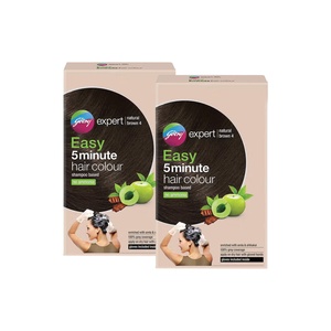 GODREJ SHAMPOO HAIR COLOR NATURAL BROWN TWIN PACK 4X36 ML