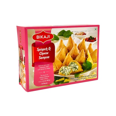 BIKAJI SPINACH & CHEESE SAMOSA 360 GM