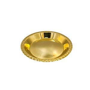 BRASS EXPORT THALI N0.6