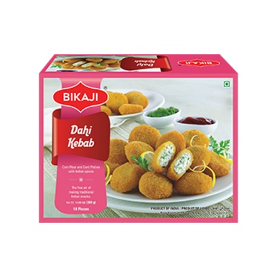 BIKAJI DAHI KEBAB  18 PIECE 360X12 FZ