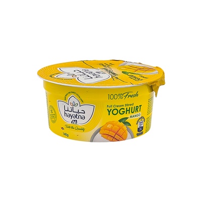 HAYATNA STIRRED YOGHURTS MANGO 140GM
