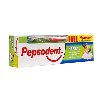 PEPSODENT HERBAL TOOTPASTE WITH TB 150G