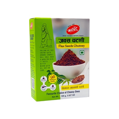 KATDARE FLAX(ALSI) SEED CHUTNEY 100GM