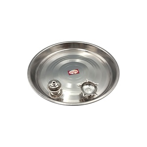 STEEL POOJA PLATE NO 2