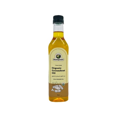 HOMEGROWN ORGANIC GROUNDNUT OIL 1LTR