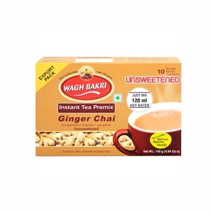 WAGH BAKRI UNSWEET GINGER INST TEA PREMIX 140GM